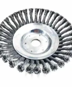 DECKON 4 Pièces Coupe-herbe Débroussailleuse De 200 Mm De Diamètre Brosse Métallique Débroussailleuse Peut éliminer Efficacement Les Mauvaises Herbes Et Avec Adaptateurs -Débroussailleuse Soldes Magasin 54830045 4