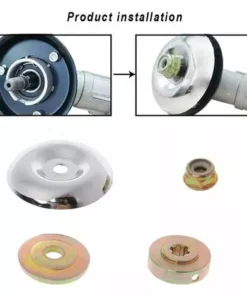 ZHUOXUAN 8PCS Tête De Débroussailleuse Universelle Accessoires Avec 5PCS Ecrous De Fixation Tête De Coupe Bordure Pour Débroussailleuse Stihl -Débroussailleuse Soldes Magasin 54912076 4