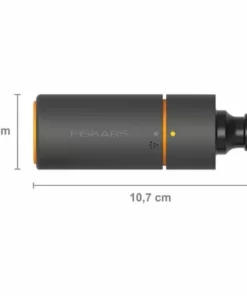FISKARS® Fiskars Pistolet D'Arrosage, Réglable En Continu, Pistolet SoftGrip, Taille Universelle, 10,7 Cm, Ø 3,6 Cm, 59 G, Noir/Orange, 1027088