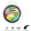 AFT Débroussailleuses Carrées Professionnelles En Fil Nylon Et Aluminium Ø 3,5 Mm. Rouler 10 Mètres. Fil De Nylon Couper L'herbe, L