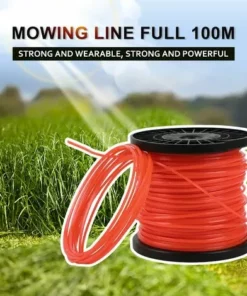 Fil De Rechange Pour Coupe-bordure, En Nylon,4 Pans, Diamètre 2,4 Mm, Longueur 100 M, Rouge,Fontainebleau 11 Fil De Rechange Pour Coupe-bordure, En Nylon,4 Pans, Diamètre 2,4 Mm, Longueur 100 M, Rouge,Fontainebleau -Débroussailleuse Soldes Magasin 55490011 5