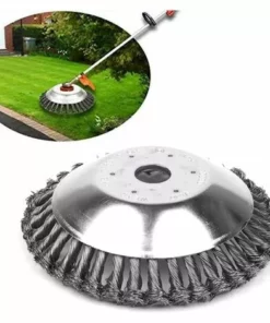 8 Pouces Tête Brosse Désherbage, Brosse De Roue De Fil D'acier Universel Métal Fixation De Débroussailleuse 25,4MM X 190MM, 1Pcs,Fontainebleau 11 8 Pouces Tête Brosse Désherbage, Brosse De Roue De Fil D'acier Universel Métal Fixation De Débroussailleuse 25,4MM X 190MM, 1Pcs,Fontainebleau -Débroussailleuse Soldes Magasin 55490016 5