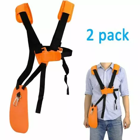 2Pcs Universel Harnais à Double Sangle Réglables Confort Pour Débroussailleuse Tondeuse De Jardin,Fontainebleau 4 2Pcs Universel Harnais à Double Sangle Réglables Confort Pour Débroussailleuse Tondeuse De Jardin,Fontainebleau – Image 2