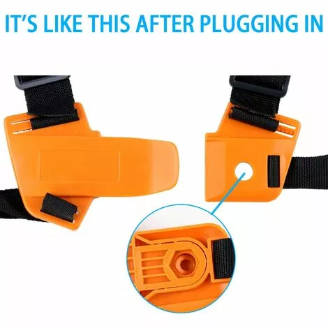 2Pcs Universel Harnais à Double Sangle Réglables Confort Pour Débroussailleuse Tondeuse De Jardin,Fontainebleau 7 2Pcs Universel Harnais à Double Sangle Réglables Confort Pour Débroussailleuse Tondeuse De Jardin,Fontainebleau – Image 5