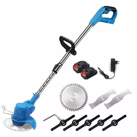 ASUPERMALL 21V 1500mAh Tondeuse à Gazon Sans Fil à Main Télescopique, Coupe-herbe Multifonction Au Lithium, Débroussailleuse électrique, Avec Lame En Plastique, Lame De Scie Circulaire, 2 Batteries - 2 Batteries 3 ASUPERMALL 21V 1500mAh Tondeuse à Gazon Sans Fil à Main Télescopique, Coupe-herbe Multifonction Au Lithium, Débroussailleuse électrique, Avec Lame En Plastique, Lame De Scie Circulaire, 2 Batteries - 2 Batteries