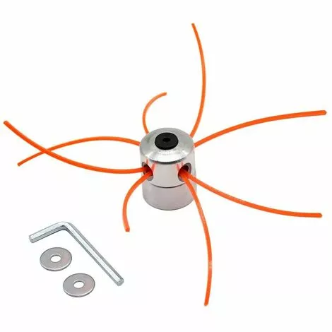 HKLFFJA Aluminium Fils Tête Coupe-bordure Tête Double Fil Bobine Tête Fil Nylon Pour Débroussailleuse à Essence Tondeuse à Gazon 3 HKLFFJA Aluminium Fils Tête Coupe-bordure Tête Double Fil Bobine Tête Fil Nylon Pour Débroussailleuse à Essence Tondeuse à Gazon