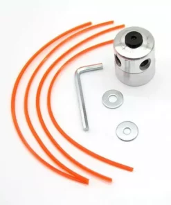 HKLFFJA Aluminium Fils Tête Coupe-bordure Tête Double Fil Bobine Tête Fil Nylon Pour Débroussailleuse à Essence Tondeuse à Gazon -Débroussailleuse Soldes Magasin 55747026 2