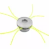 FR-LIFE Aluminium Fils Tête Coupe-Bordure,BR-Vie Tête De Débroussailleuse Universelle Accessoire De Débroussailleuse Avec 4 Lignes Pour Tondeuse à Gazon, 72 X 44.5 Mm