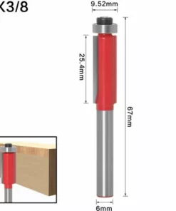 DONTODENT Fraises à Défoncer Droites, Couteau à Bois, Gravure Fraise à Bois Pour La Coupe Du Bois - Couteau De Coupe 6*3/8