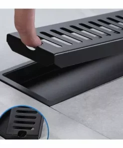 LUCKY-88 Accessoires Pour évier De Cuisine Siphon De Sol Rectangulaire Noir Siphon De Sol Long En Acier Inoxydable 304 Trou De Vidange Latéral (20 Cm De Long) 9 LUCKY-88 Accessoires Pour évier De Cuisine Siphon De Sol Rectangulaire Noir Siphon De Sol Long En Acier Inoxydable 304 Trou De Vidange Latéral (20 Cm De Long) -Débroussailleuse Soldes Magasin 56332500 3