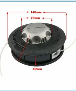 CATHERINE Tête En Aluminium Sans Tondeuse à Gazon Tête D'herbe Corde D'herbe Tête D'herbe Universrésistant à L'usure Corde En Nylon Fil De Scie,noir -Débroussailleuse Soldes Magasin 56374813 3