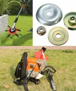 TINOR 6PCS Tête De Débroussailleuse Universelle Accessoires Avec 7PCS Ecrous De Fixation Tête De Coupe Bordure Pour Débroussailleuse Stihl -Débroussailleuse Soldes Magasin 56702819 4