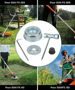 GUAZHUNIFR Kit Ecrou Tete Debroussailleuse Universelle, Pour Débroussailleuse Thermique, Stihl, Echo, Ryobi Tete.Gu.B/bon -Débroussailleuse Soldes Magasin 56812315 5