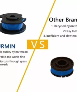 HKLFFJA 8 Paquets Bobine De Rechange Pour Coupe-bordure De Ligne 0,065 Pouce Pour Ryobi 18v 24v 40v, Compatible Avec Ryobi One + AC14RL3A, Coupe-fil Sans Fil Line 11ft, 8 Bobines + 2 Capuchons De Coupe -Débroussailleuse Soldes Magasin 57020546 3