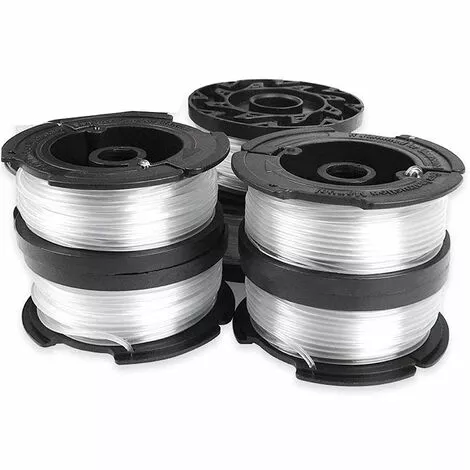 HKLFFJA Black + Decker Bobines De Fil Reflex Bobine Fil DéBroussailleuse Bobine Reflex Transparent 6 Bobines 1 Couvercle De Bobine 1 Ressort 5 HKLFFJA Black + Decker Bobines De Fil Reflex Bobine Fil DéBroussailleuse Bobine Reflex Transparent 6 Bobines 1 Couvercle De Bobine 1 Ressort – Image 3