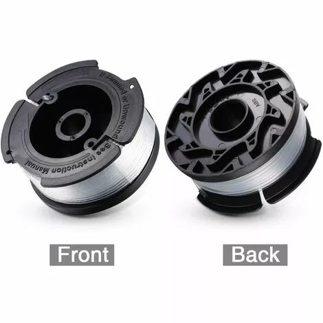 HKLFFJA Bobine De Remplacement à Alimentation Automatique, Compris 2 Paquets Bobines De Remplacement (32,8 Ft 0,065 Pouces) Et Capuchon Compatible Avec Black Et Decker Af-100 (3 Pièces) 5 HKLFFJA Bobine De Remplacement à Alimentation Automatique, Compris 2 Paquets Bobines De Remplacement (32,8 Ft 0,065 Pouces) Et Capuchon Compatible Avec Black Et Decker Af-100 (3 Pièces) – Image 3