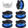 HKLFFJA 6PCS Bobines De Fil à Alimentation Automatique Pour Débroussailleuse Ryobi One + AC14RL3A-18V 24V 40V Ryobi Bobines De Fil Pour Coupe-Bordure(1.65mm*16m) -Débroussailleuse Soldes Magasin 57121752 1