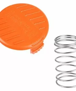 HKLFFJA Black + Decker Bobines De Fil Reflex Bobine Fil DéBroussailleuse Bobine Reflex Transparent 6 Bobines 1 Couvercle De Bobine 1 Ressort -Débroussailleuse Soldes Magasin 57121762 2