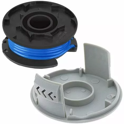 HKLFFJA Bobine De Fil De Rechange Pour Débroussailleuse Ryobi One+ AC14RL3A 18 V, 24 V, 40 V, Bobine De Rechange Pour Coupe-bordure De Ligne 1.65 Mm, 11ft Pour Débroussailleuse (8 Bobines + 2 Bouchons) 4 HKLFFJA Bobine De Fil De Rechange Pour Débroussailleuse Ryobi One+ AC14RL3A 18 V, 24 V, 40 V, Bobine De Rechange Pour Coupe-bordure De Ligne 1.65 Mm, 11ft Pour Débroussailleuse (8 Bobines + 2 Bouchons) – Image 2