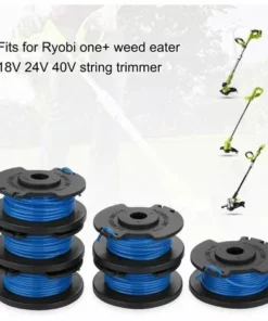 HKLFFJA Bobine De Fil De Rechange Pour Débroussailleuse Ryobi One+ AC14RL3A 18 V, 24 V, 40 V, Bobine De Rechange Pour Coupe-bordure De Ligne 1.65 Mm, 11ft Pour Débroussailleuse (8 Bobines + 2 Bouchons) 11 HKLFFJA Bobine De Fil De Rechange Pour Débroussailleuse Ryobi One+ AC14RL3A 18 V, 24 V, 40 V, Bobine De Rechange Pour Coupe-bordure De Ligne 1.65 Mm, 11ft Pour Débroussailleuse (8 Bobines + 2 Bouchons) -Débroussailleuse Soldes Magasin 57121797 5