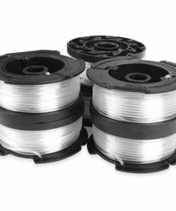 HKLFFJA Black + Decker Bobines De Fil Reflex Bobine Fil DéBroussailleuse Bobine Reflex Transparent 6 Bobines 1 Couvercle De Bobine 1 Ressort -Débroussailleuse Soldes Magasin 57121832 3