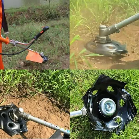 FLYME Tête De Coupe-herbe, Tête De Coupe-herbe, Tête De Coupe-herbe, Tête De Coupe Universelle, Tête De Coupe-herbe En Acier, Accessoires De Débroussailleuse Pour Jardin, 235x25,4 Mm 5 FLYME Tête De Coupe-herbe, Tête De Coupe-herbe, Tête De Coupe-herbe, Tête De Coupe Universelle, Tête De Coupe-herbe En Acier, Accessoires De Débroussailleuse Pour Jardin, 235x25,4 Mm – Image 3