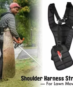 READCLY Ceinture Coupe-Bordures Noire Confort Double Bandoulière En Nylon Réglable Accessoires Pour Débroussailleuses Noir 11 X 4,7 X 3,6 Pouces -Débroussailleuse Soldes Magasin 57554865 2