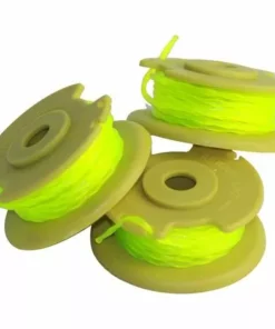 FONTAINEBLEAU Bobines De Fil De Coupe, Capuchon De Bobine De Coupe-Bordures, 6 X 3,4m Bobines De Rechange Pour Coupe-Bordures, Diamètre Du Ø 2 Mm Bobine Fil Coupe Bordure Pour Ryobi 18v 24v 40v Fonepro 3Pcs