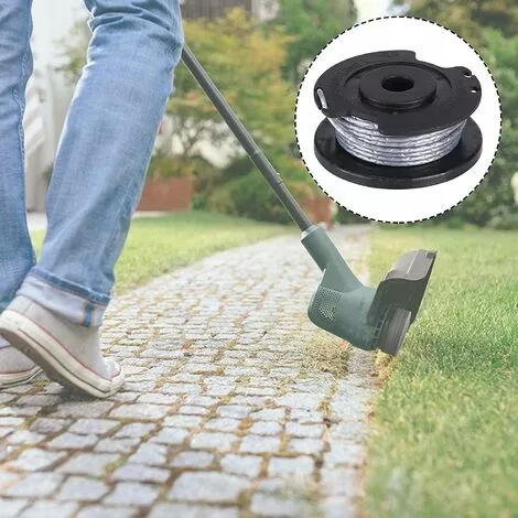 FONTAINEBLEAU Ligne De Bobine D'herbe, Bobine De Remplacement Pour Coupe-Bordure, Ligne De Bobine De Coupe-Bordure, Modèles Compatibles De Remplacement Pour Art 23SL 26SL Fonepro 3Pcs 5 FONTAINEBLEAU Ligne De Bobine D'herbe, Bobine De Remplacement Pour Coupe-Bordure, Ligne De Bobine De Coupe-Bordure, Modèles Compatibles De Remplacement Pour Art 23SL 26SL Fonepro 3Pcs – Image 3