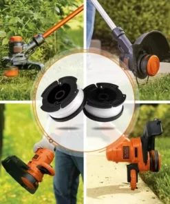 FONTAINEBLEAU Accessoires De Tondeuse à Gazon, Bobine Et Ligne De Ligne De Remise En Ligne De Remaniement Des Aliments Automobiles Compatibles Avec Black Decker AF-100-3ZP Fonepro 3Pcs -Débroussailleuse Soldes Magasin 57582088 4