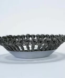 DENUOTOP Tête De Débroussailleuse Tête De Brosse à Mauvaises Herbes Pour Tondeuse 8 Pouces, Roue De Désherbage Universelle En Fil D'acier, Accessoires Pour Tondeuse à Gazon, Coupe-Tondeuse à Gazon, Tête De Coupe, Pour Pelouses De Jard