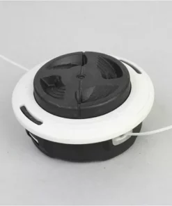 DENUOTOP Tête De Débroussailleuse Tondeuse à Gazon Tête De Coupe D'herbe C26-2 Corde En Nylon Tête De Coupe D'herbe Débroussailleuse Accessoires De Coupe D'herbe-Tête De Coupe Gazon C26-2 (filetage 1.0)