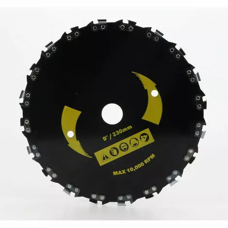 LITZEE Tête De Tondeuse à Gazon Pour Tronçonneuse à Disque, Tête De Tondeuse à Gazon En Acier à 20 Dents De 9 Pouces-le Noir Tête De Débroussailleuse LITZEE 3 LITZEE Tête De Tondeuse à Gazon Pour Tronçonneuse à Disque, Tête De Tondeuse à Gazon En Acier à 20 Dents De 9 Pouces-le Noir Tête De Débroussailleuse LITZEE