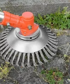 MACARON Tête Brosse Désherbage, Brosse De Roue De Fil D'acier Universel Métal Fixation De Débroussailleuse 25,4MM X 200MM(8 Pouces)LO-Ron 11 MACARON Tête Brosse Désherbage, Brosse De Roue De Fil D'acier Universel Métal Fixation De Débroussailleuse 25,4MM X 200MM(8 Pouces)LO-Ron -Débroussailleuse Soldes Magasin 57915765 5