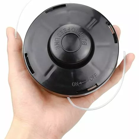 GUAZHUNIFR Lot De 2 Tête De Débroussailleuse Universelle Nylon Bobine De Rechange De Tondeuse Débroussailleuse Tête De Coupe M10 X 1,25 Pour Débroussailleuse Thermique à Essence 6 GUAZHUNIFR Lot De 2 Tête De Débroussailleuse Universelle Nylon Bobine De Rechange De Tondeuse Débroussailleuse Tête De Coupe M10 X 1,25 Pour Débroussailleuse Thermique à Essence – Image 4