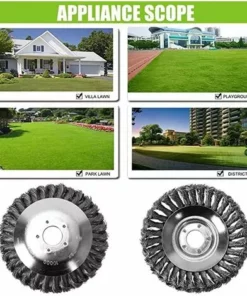 REGALI Tête De Coupe Conique En Fil Métallique Noué Pour Tondeuse à Gazon, Bac De Désherbage Pour Débroussailleuse - 150 Mm -Débroussailleuse Soldes Magasin 58281982 4