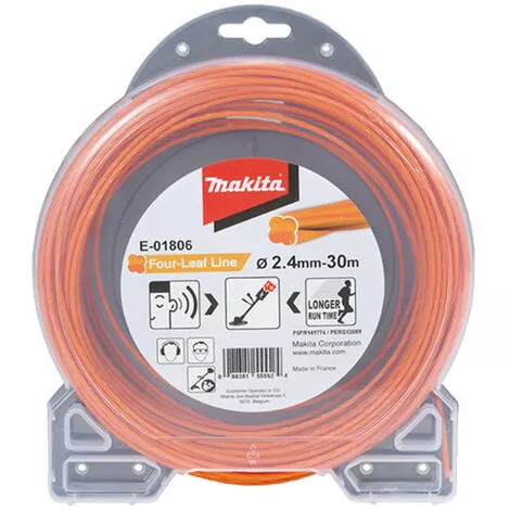 Fil Nylon MAKITA Hélicoïdal Pour Débroussailleuse à Batterie - E01806-- 4 Fil Nylon MAKITA Hélicoïdal Pour Débroussailleuse à Batterie - E01806-- – Image 2