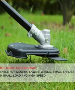 AOUGO Lame De Débroussailleuse De Rechange Compatible Avec Les Lames De Débroussailleuse En Acier à 3 Dents Strimmer 10" -Débroussailleuse Soldes Magasin 58574309 4