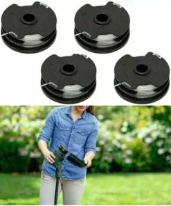 AOUGO Lot De 4 Bobines De Rechange Pour Débroussailleuse Sans Fil Parkside PRTA 20-Li C3 IAN351753 -Débroussailleuse Soldes Magasin 58576018 5