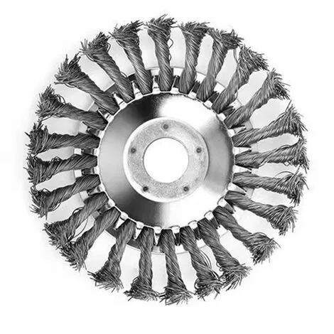 DONTODENT Tete Brosse Debroussailleuse, Brosse Ronde Pour Débroussailleuse, Désherbage De La Tête D'un Fil D'acier De 6 Pouces 4 DONTODENT Tete Brosse Debroussailleuse, Brosse Ronde Pour Débroussailleuse, Désherbage De La Tête D'un Fil D'acier De 6 Pouces – Image 2