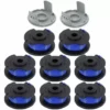 FVBJD Bobine De Fil De Rechange Pour Débroussailleuse Ryobi One+ AC14RL3A 18 V, 24 V, 40 V, Bobine De Rechange Pour Coupe-bordure De Ligne 1.65 Mm, 11ft Pour Débroussailleuse (8 Bobines + 2 Bouchons) -Débroussailleuse Soldes Magasin 58677385 1