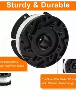 FVBJD Bobine Fil Coupe Bordure Pour Black Et Decker Coupe-Bordures, 8 Bobine De Fil Debroussailleuse Avec 2 Couvercle De Bobine Et 2 Ressort 10 FVBJD Bobine Fil Coupe Bordure Pour Black Et Decker Coupe-Bordures, 8 Bobine De Fil Debroussailleuse Avec 2 Couvercle De Bobine Et 2 Ressort -Débroussailleuse Soldes Magasin 58677501 4