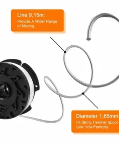FVBJD Bobine Fil Coupe Bordure Pour Black Et Decker Coupe-Bordures, 8 Bobine De Fil Debroussailleuse Avec 2 Couvercle De Bobine Et 2 Ressort 11 FVBJD Bobine Fil Coupe Bordure Pour Black Et Decker Coupe-Bordures, 8 Bobine De Fil Debroussailleuse Avec 2 Couvercle De Bobine Et 2 Ressort -Débroussailleuse Soldes Magasin 58677501 5