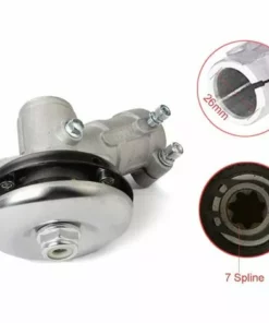 TINOR Renvoi D'angle Debroussailleuse 26mm /28mm, Tête D'engrenage Debroussailleuse Universelle Boîte De Vitesse De Tondeuse à Gazon Pour Coupe Herbe/Tronconneuse (26mm, Rond De 7 Dents)