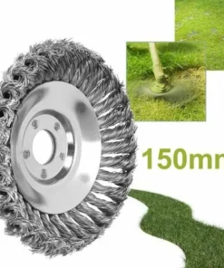 DKSFJKL Tête De Coupe Conique En Fil Métallique Noué Pour Tondeuse à Gazon, Bac De Désherbage Pour Débroussailleuse - 150 Mm -Débroussailleuse Soldes Magasin 59158587 2