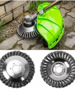 DKSFJKL Tête De Coupe Conique En Fil Métallique Noué Pour Tondeuse à Gazon, Bac De Désherbage Pour Débroussailleuse - 150 Mm -Débroussailleuse Soldes Magasin 59158587 3