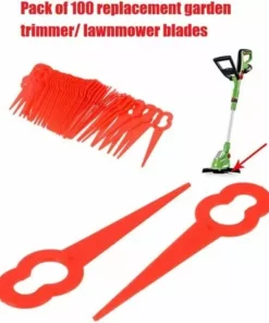 QERSTA 100 Pièces Lames De Coupe En Plastique, 76mm Lames De Tondeuse à Gazon Coupe-Herbe Pour Trim Lawn Garden Plant (Rouge) 9 QERSTA 100 Pièces Lames De Coupe En Plastique, 76mm Lames De Tondeuse à Gazon Coupe-Herbe Pour Trim Lawn Garden Plant (Rouge) -Débroussailleuse Soldes Magasin 59161899 3