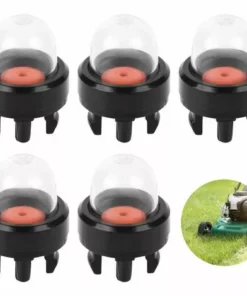 QERSTA Ampoule Amorçage D'essence, 5Pcs Ampoules D'amorçage Conviennent Aux Tondeuses à Gazon Tronçonneuses Souffleuses
