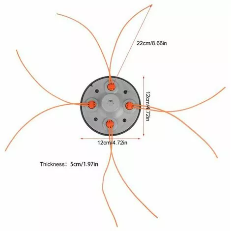 LUCKY-88 Accessoires De Tondeuse à Gazon Husqvarna Tête De Coupe 6 LUCKY-88 Accessoires De Tondeuse à Gazon Husqvarna Tête De Coupe – Image 4