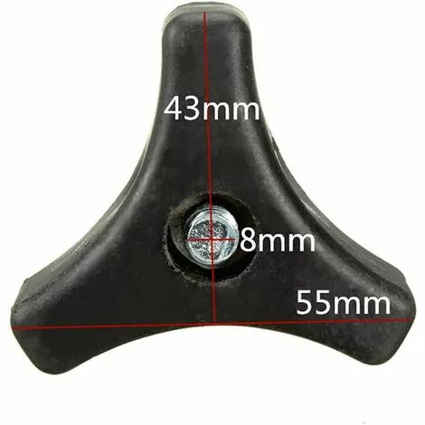 LONGZIMING 5PCS-Poignée Triangulaire, écrou Et Boulon De Rechange Pour Tondeuse à Gazon 7 LONGZIMING 5PCS-Poignée Triangulaire, écrou Et Boulon De Rechange Pour Tondeuse à Gazon – Image 5